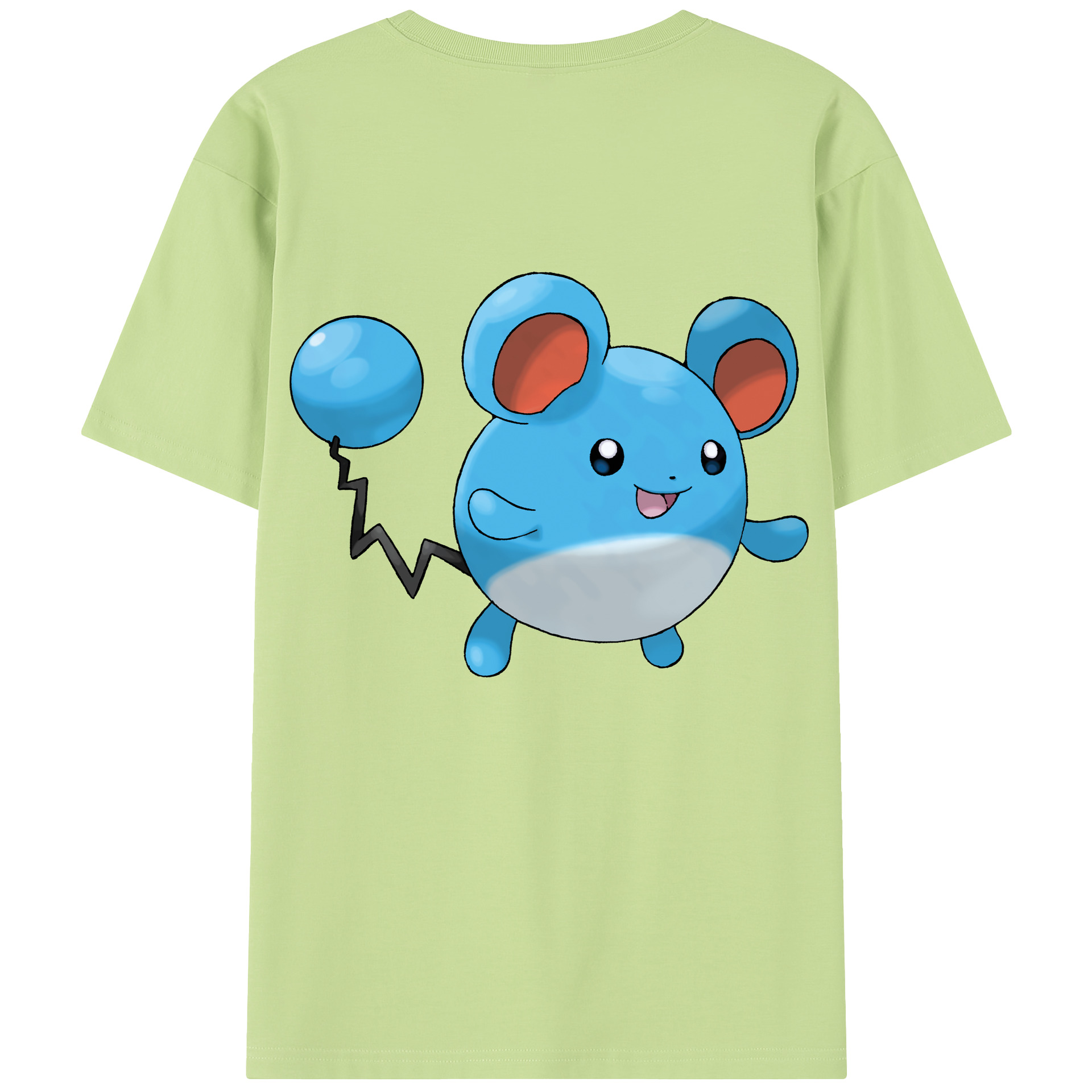 （画像用） ポケットモンスター Pokémon 綿100％半袖Tシャツ（背面プリント）